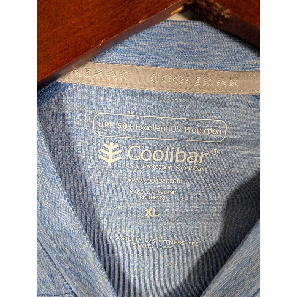 Coolibar Tee Shirt Youth Size XL Y- Agility Long Sleeve Fitness Tee Top‎ UPF 50+